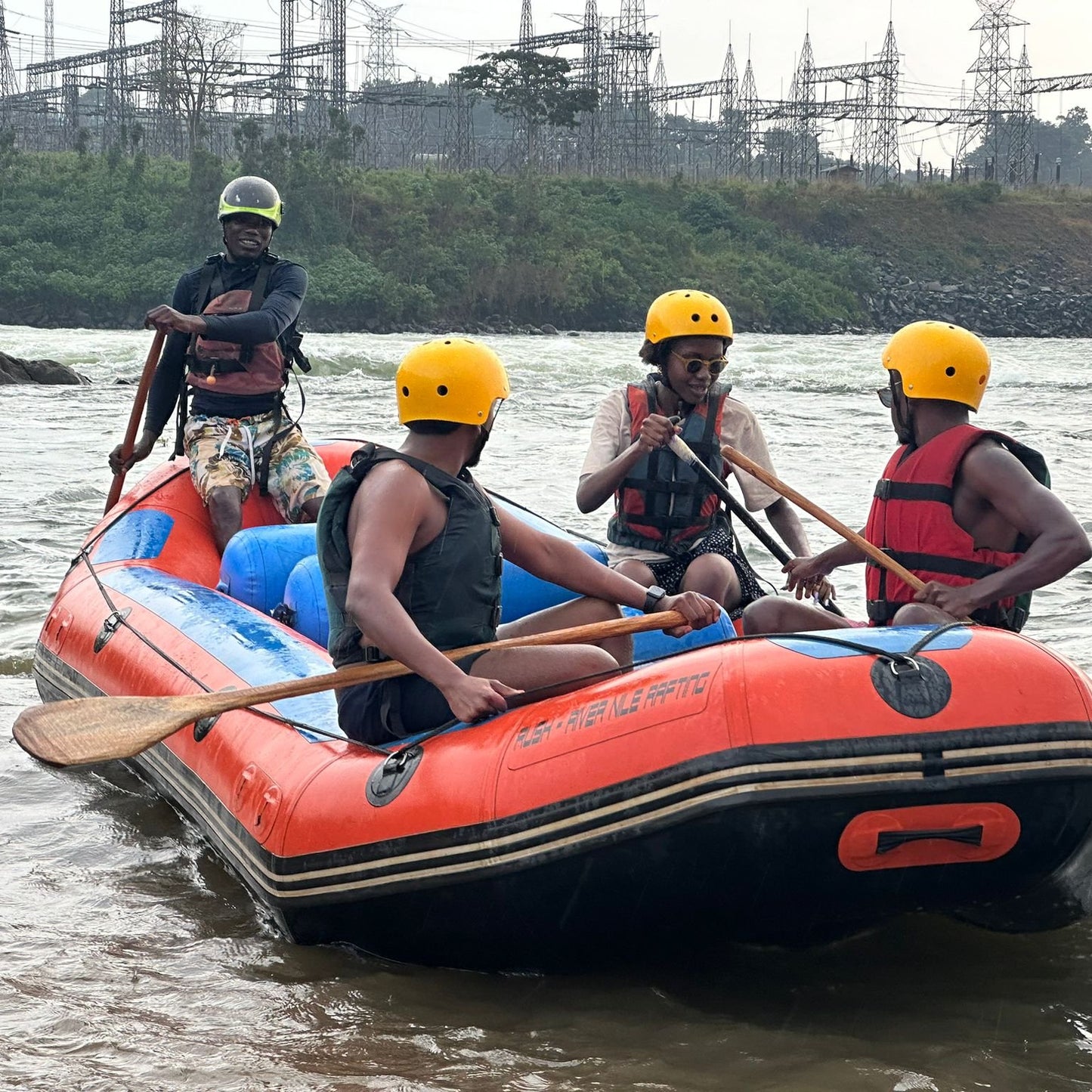 White Water rafting in Uganda