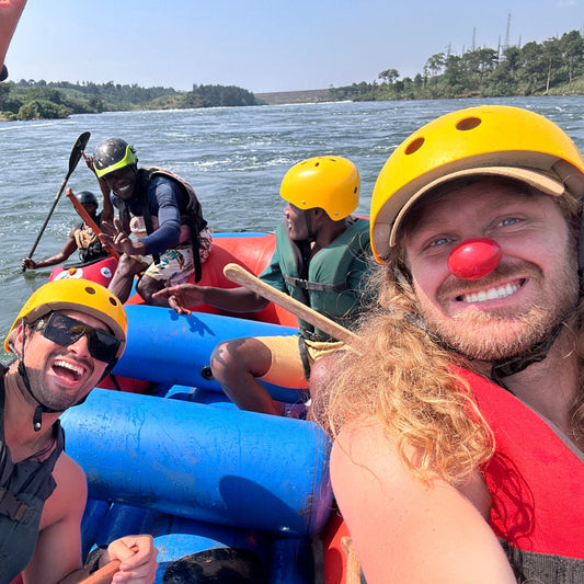 Rafting en aguas bravas en Uganda 